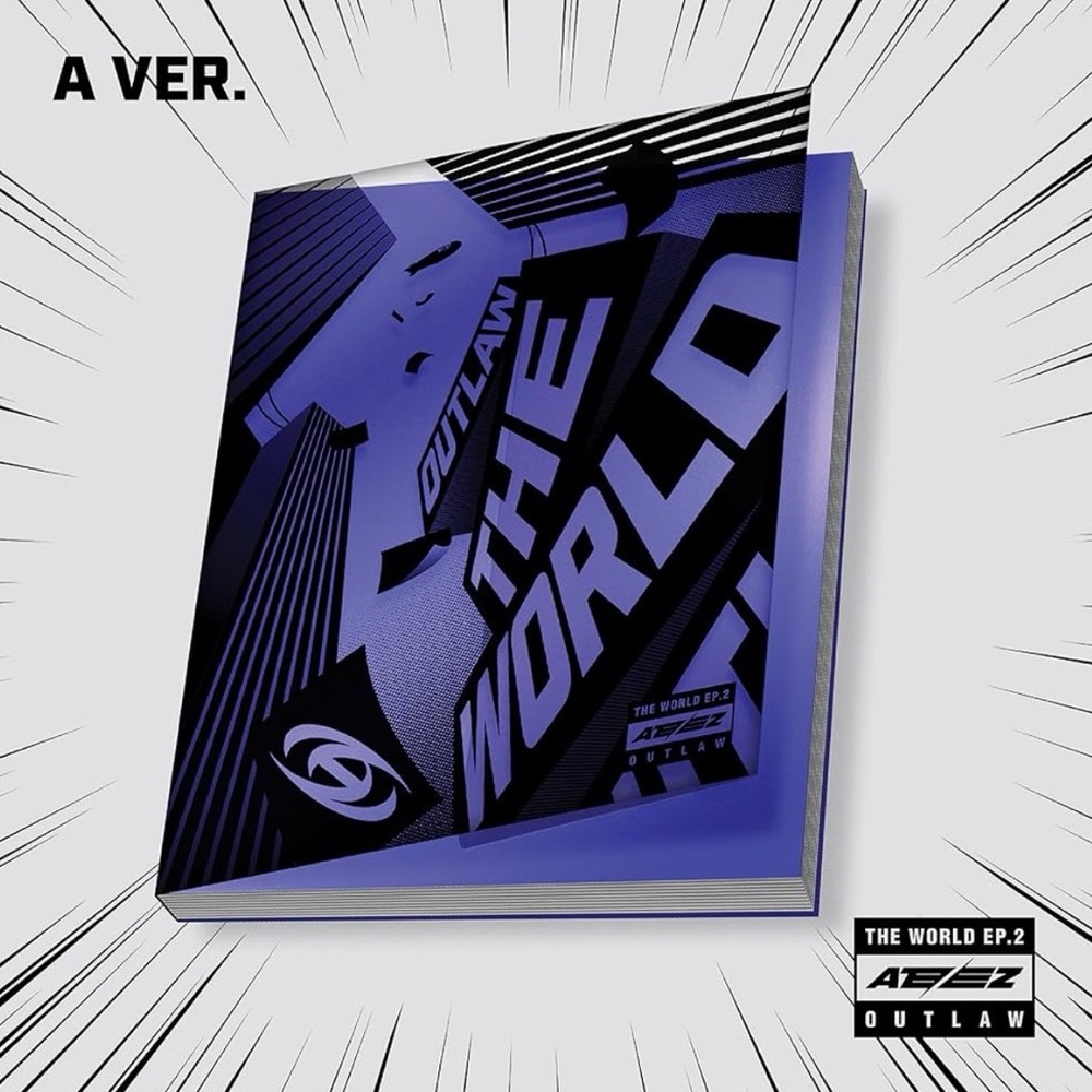 (NWOT) ATEEZ “THE WORLD EP 2: OUTLAW” | Version A | Mingi Emergency Kit | NO PCs